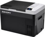 EUHOMY 12 Volt Refrigerator, 32QT(30L) Electric Cooler, Car Fridge APP Control, Car Refrigerator 12/24V DC 110-240V AC, Portable Freezer Usable Battery for Camping, Travel, Truck, Outdoor